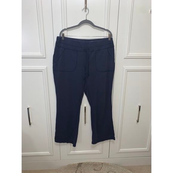 Made for Life Women's 1X Blue Knit Capri Pants Elastic Waist Casual - Picture 1 of 5